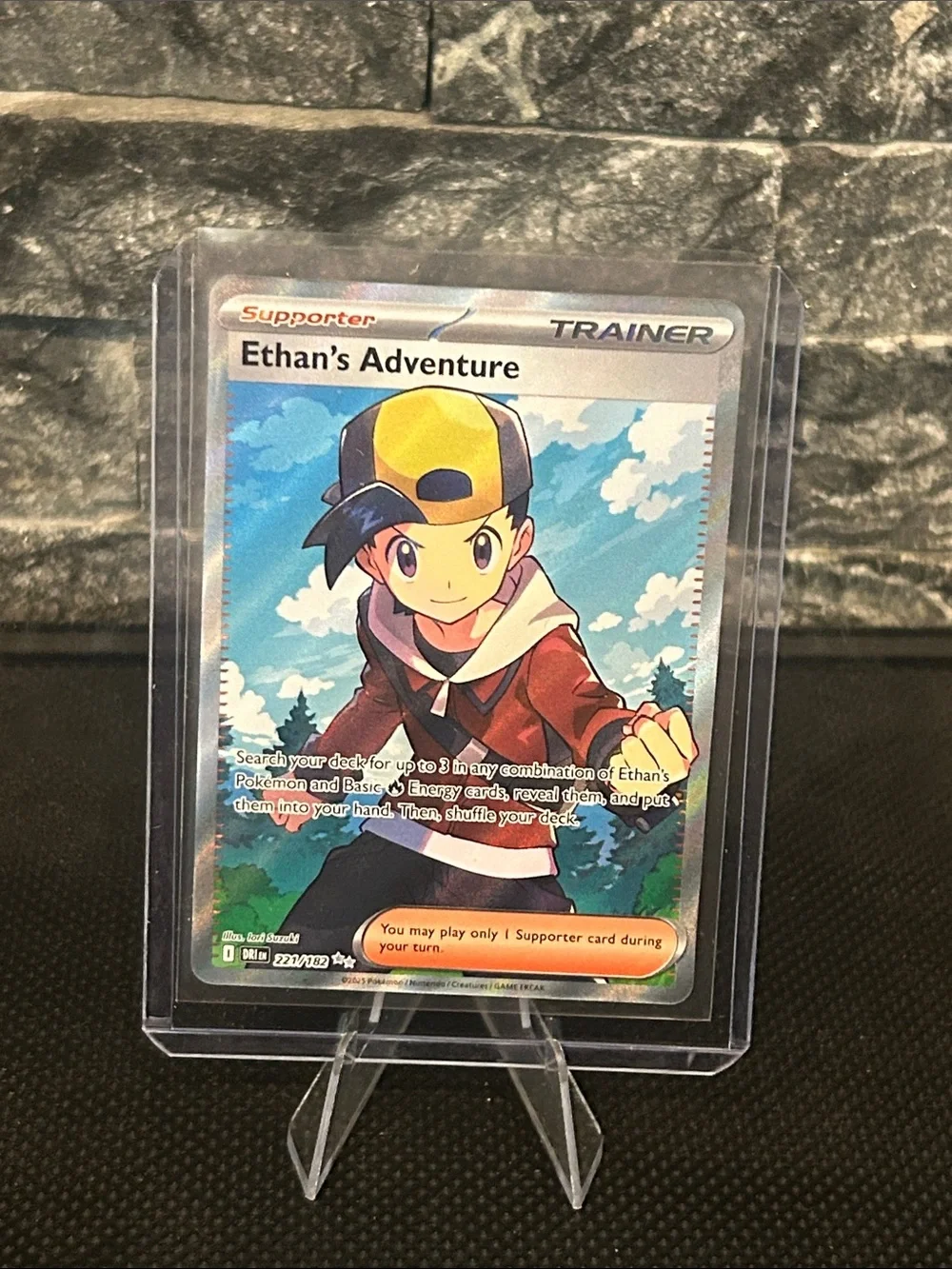 ethan's adventure pokemon card - 084/063 (084/063) Supporter / / Card Text Ethan's Typhlosion | Destined Rivals